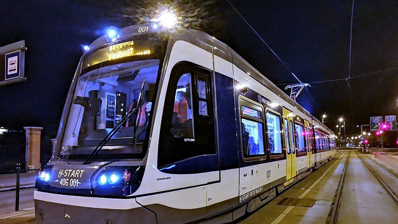 A SZIN alatt éjszaka is járni fog a TramTrain