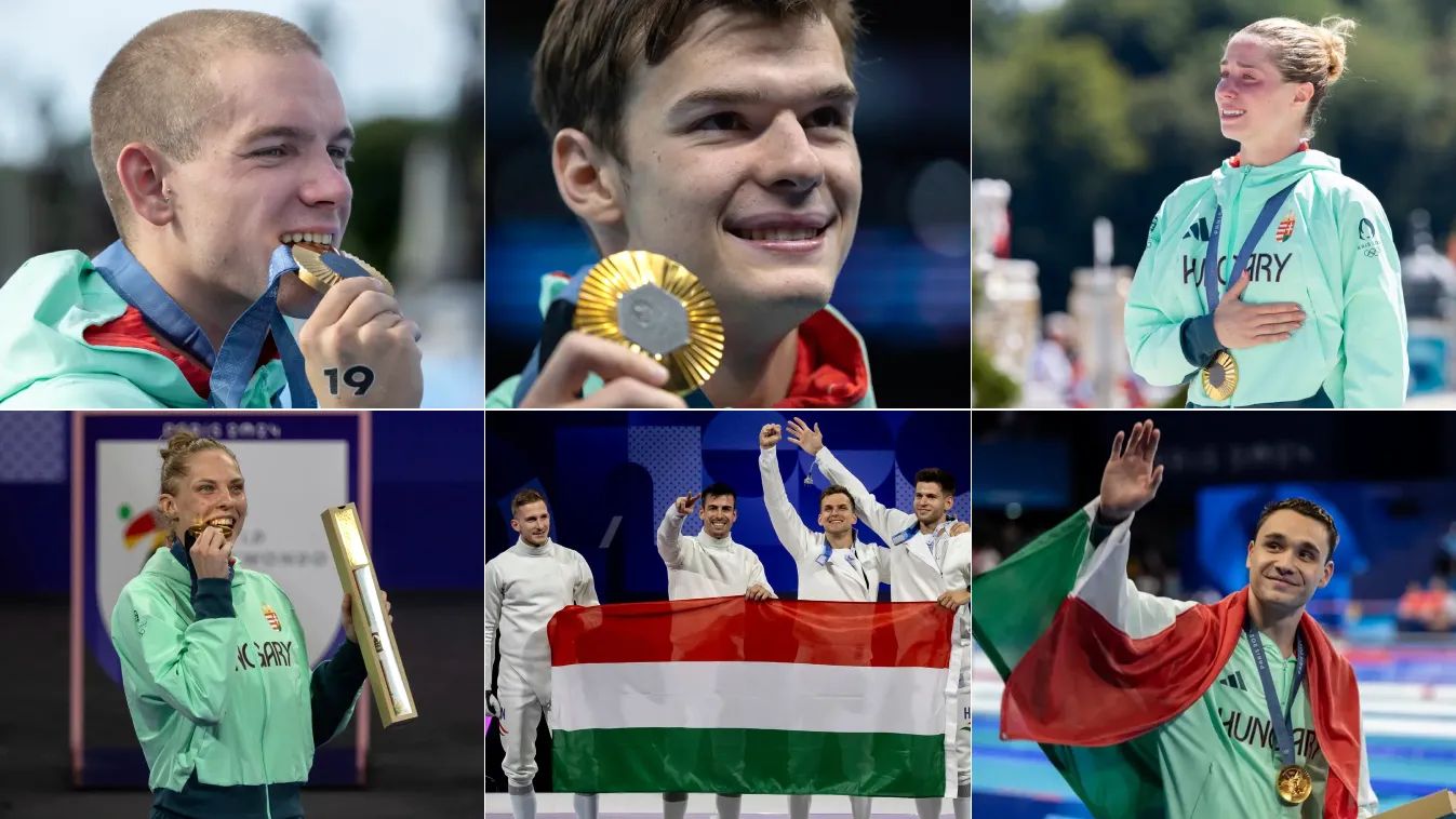 A MAGYAR CSAPAT 6 ARANYÉREMMEL, 7 EZÜSTÉREMMEL , 6 BRONZÉREMMEL ZÁRTA AZ OLIMPIÁT