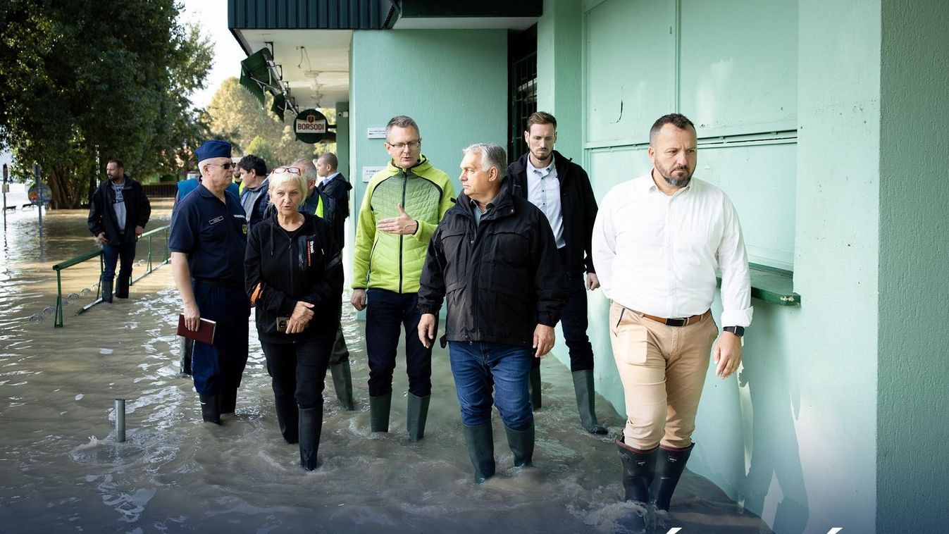 Orbán Viktor az ártérből jelentkezett: Még kilátszunk! (videó)