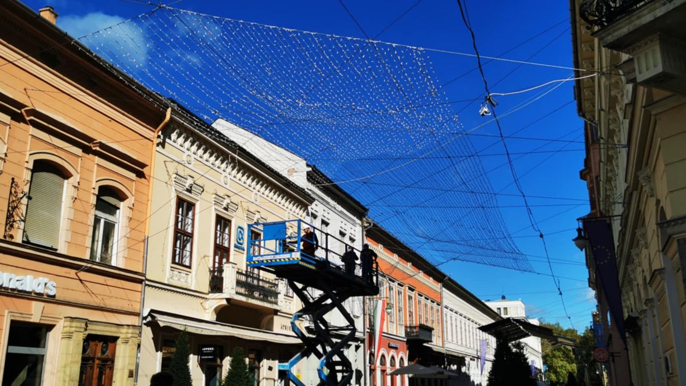 Ünnepi díszbe öltözik lassan Szeged +képek+videó