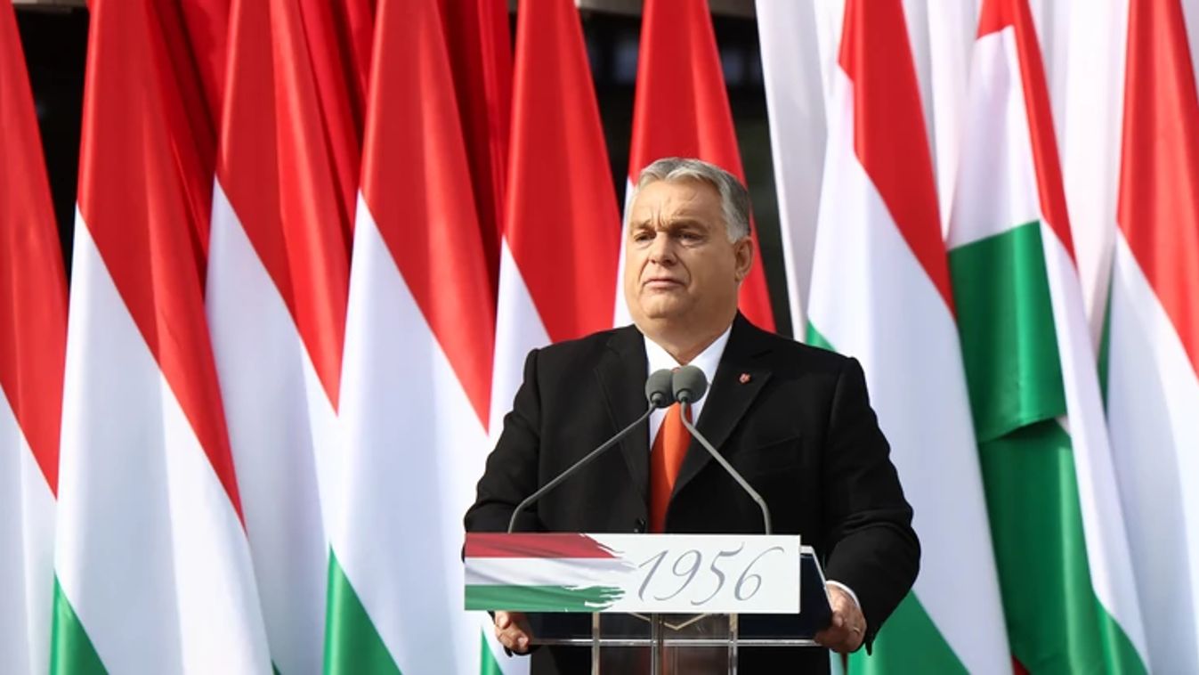 Orbán Viktor a Millenáris Parkban mond ünnepi beszédet október 23-án