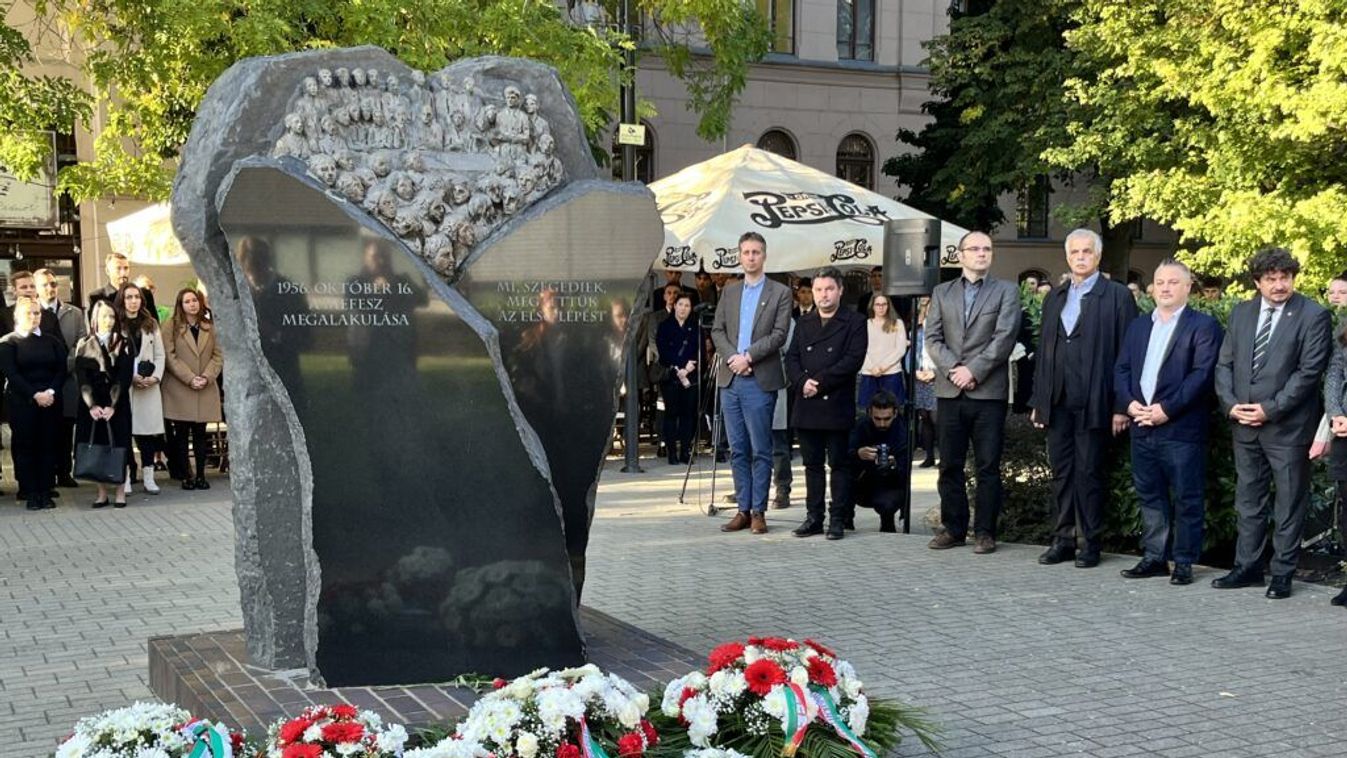 Megemlékezések városszerte - így tartja Szeged október 23-át