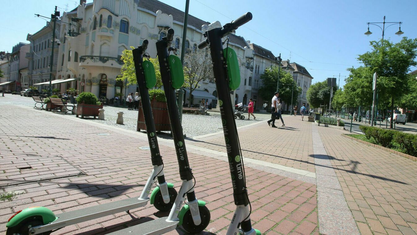 Figyelem: a rollereket  és a bicikliket is elszállítják Szegeden