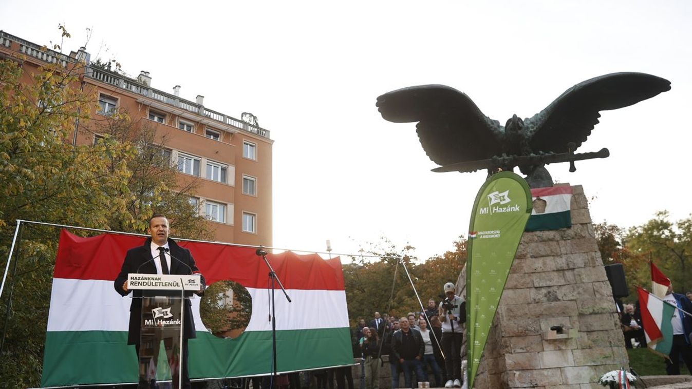 Magyar Péternek és a Jobbiknak is nekiment a Mi Hazánk elnöke + fotók