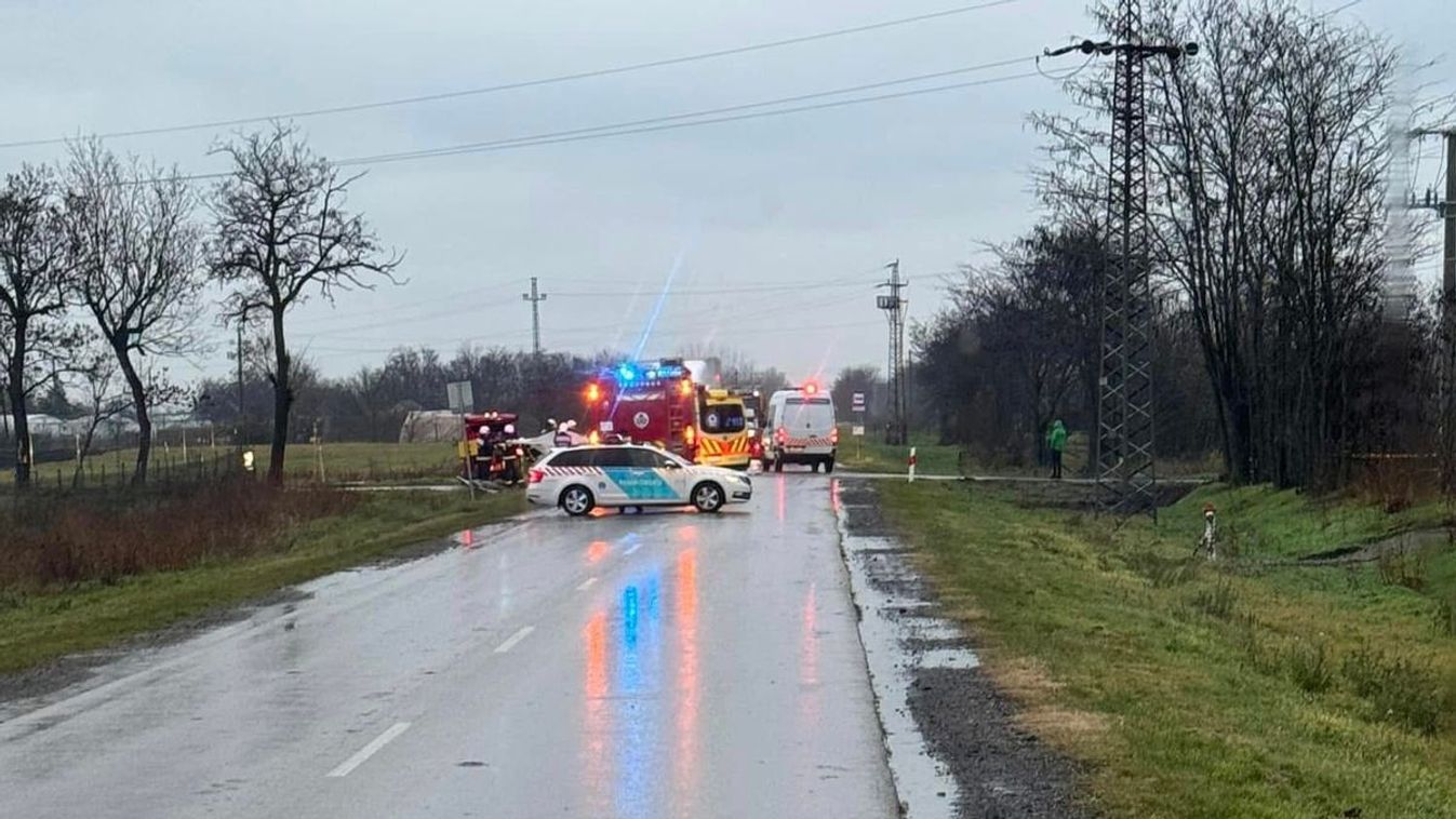 Halálos baleset történt Szentesnél