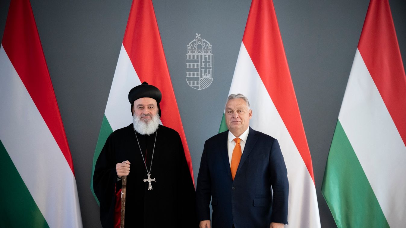 Orbán Viktor a szír ortodox egyház vezetőjével tárgyalt