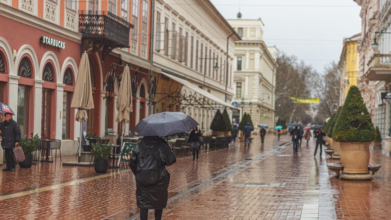 Szegeden esővel párosul a felmelegedés