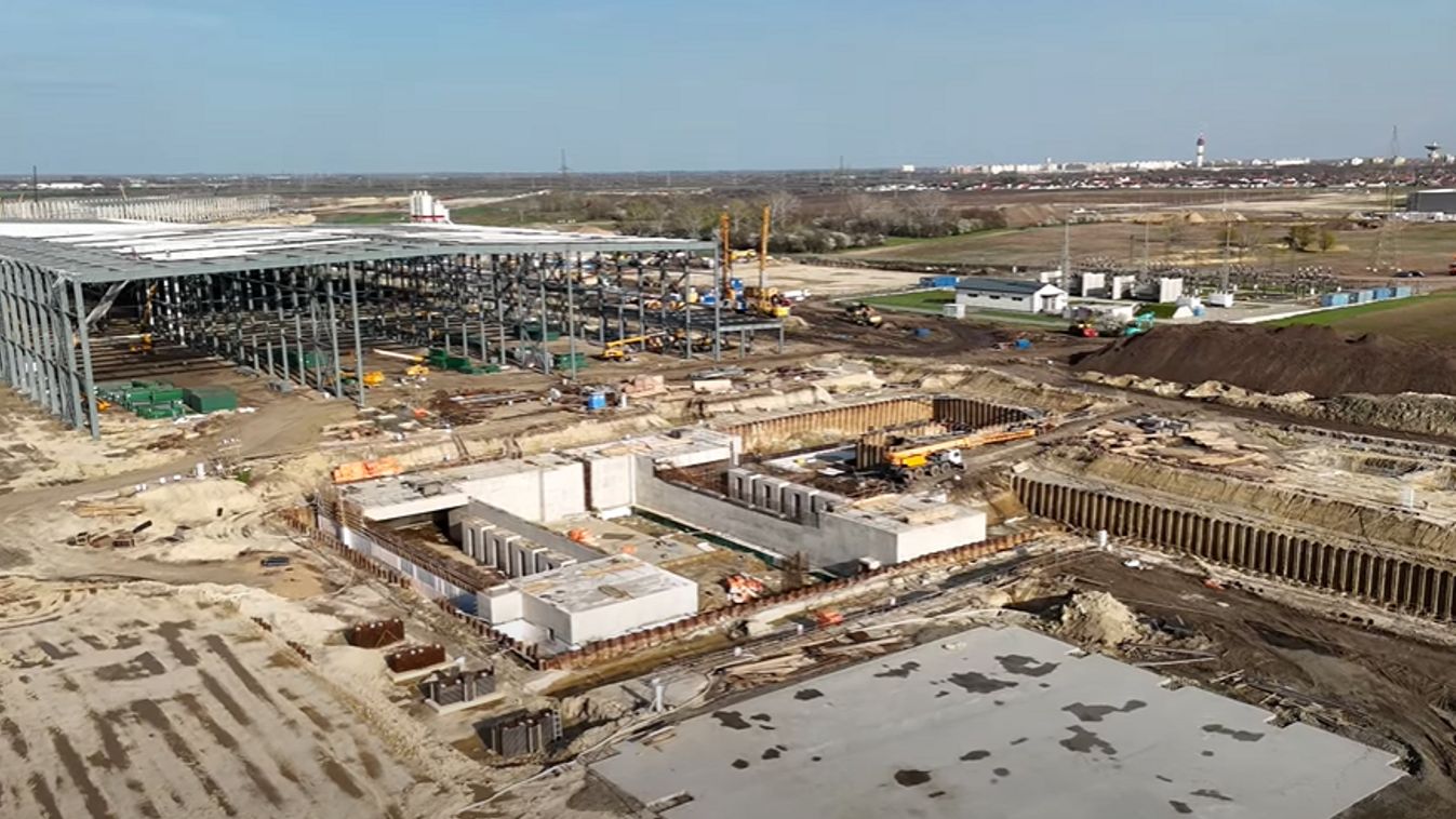 Gőzerővel halad a BYD szegedi gyárának építése