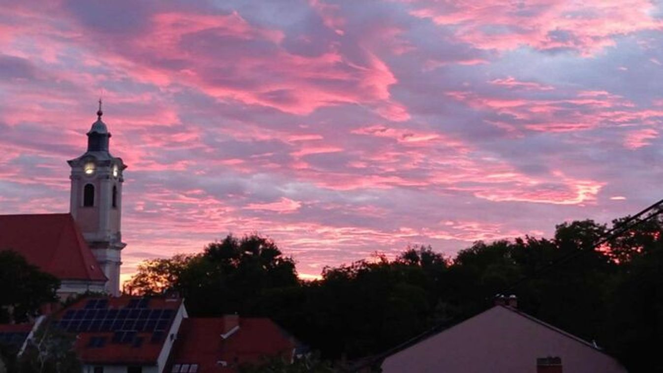 Gyönyörű volt a hétfői naplemente Szegeden +fotók