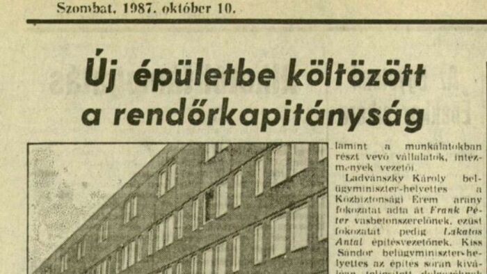 Majd 40 év szolgálat után "nyugdíjazzák" a Szegedi Rendőrkapitányság épületét