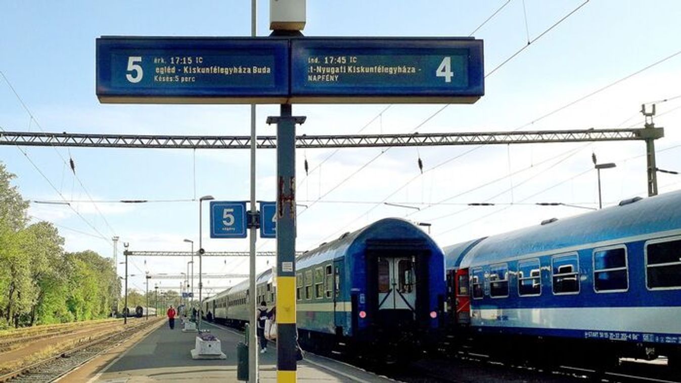 Javult a vasúti pontosság Szeged térségében is