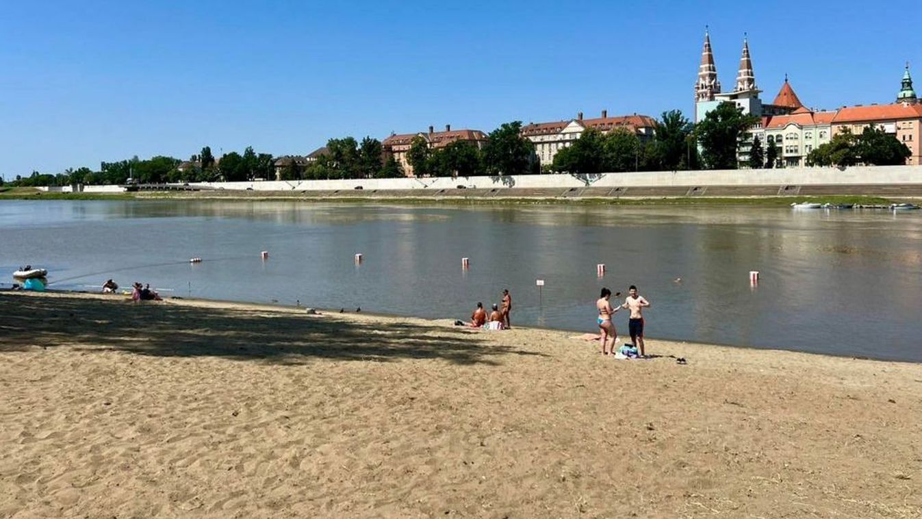 Igazi strandidő Szegeden: zavartalan napsütés, kellemes meleg