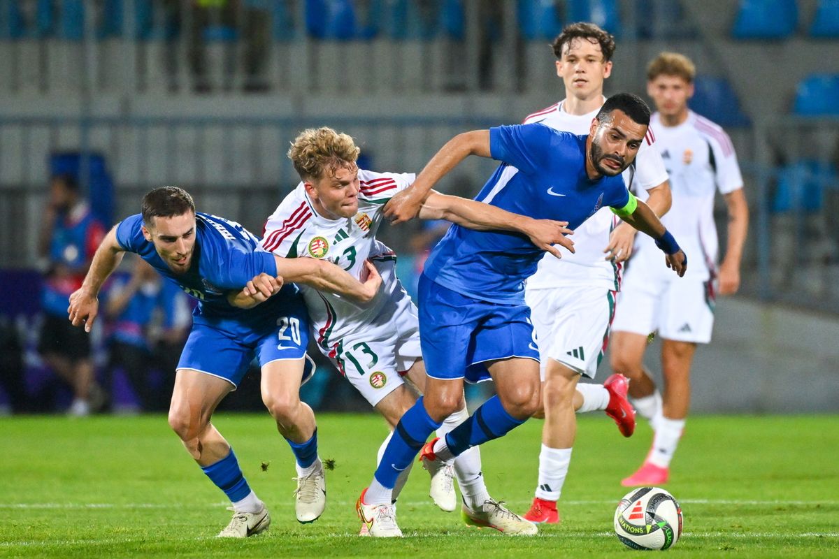 Barátságos meccs ide vagy oda, kaptak a magyar játékosok, nem finomkodtak az azeriek. 