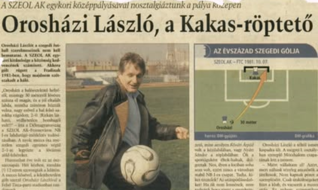 Orosházi László több helyen is megfordult pályafutása során.