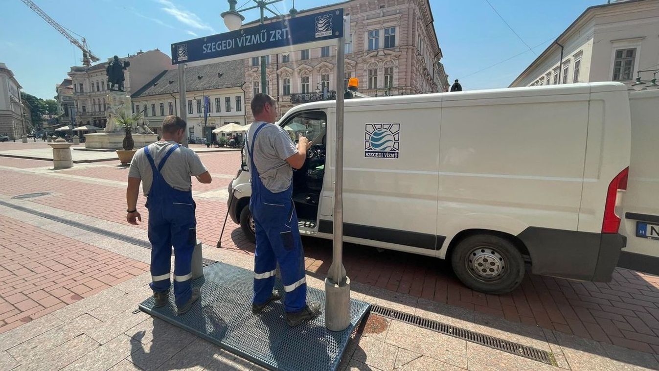Felfrissülés a hőségben: kikerülnek a párakapuk Szegeden