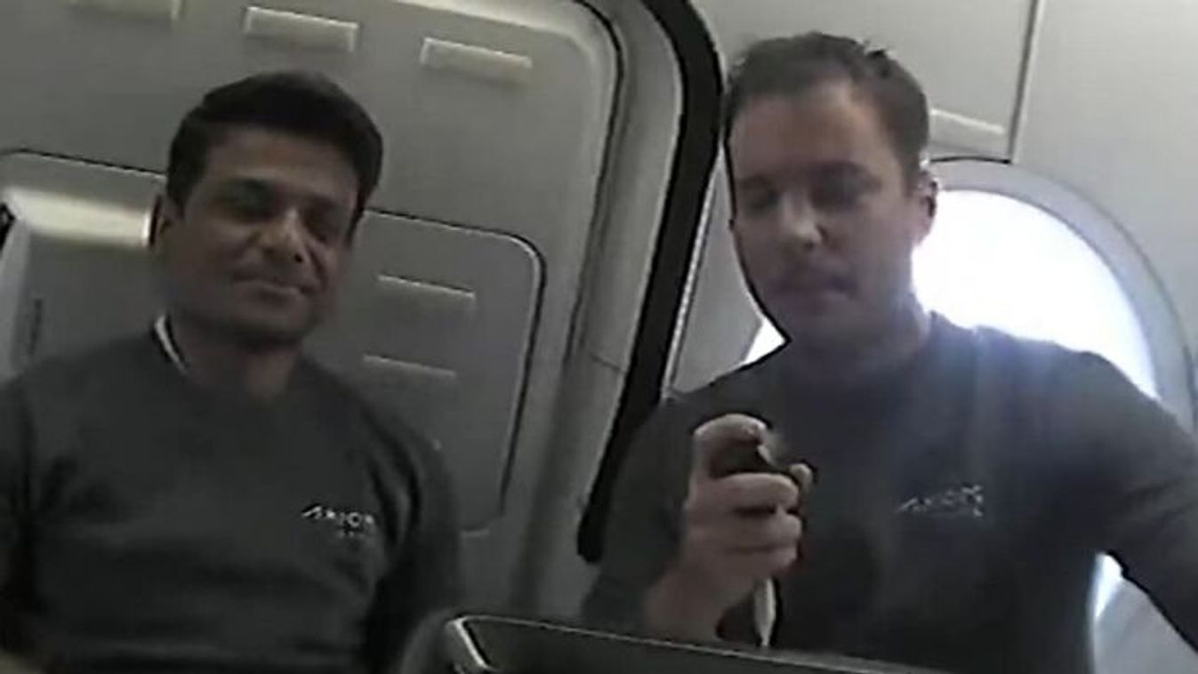 Először jelentkezett az űrből Kapu Tibor +videó
