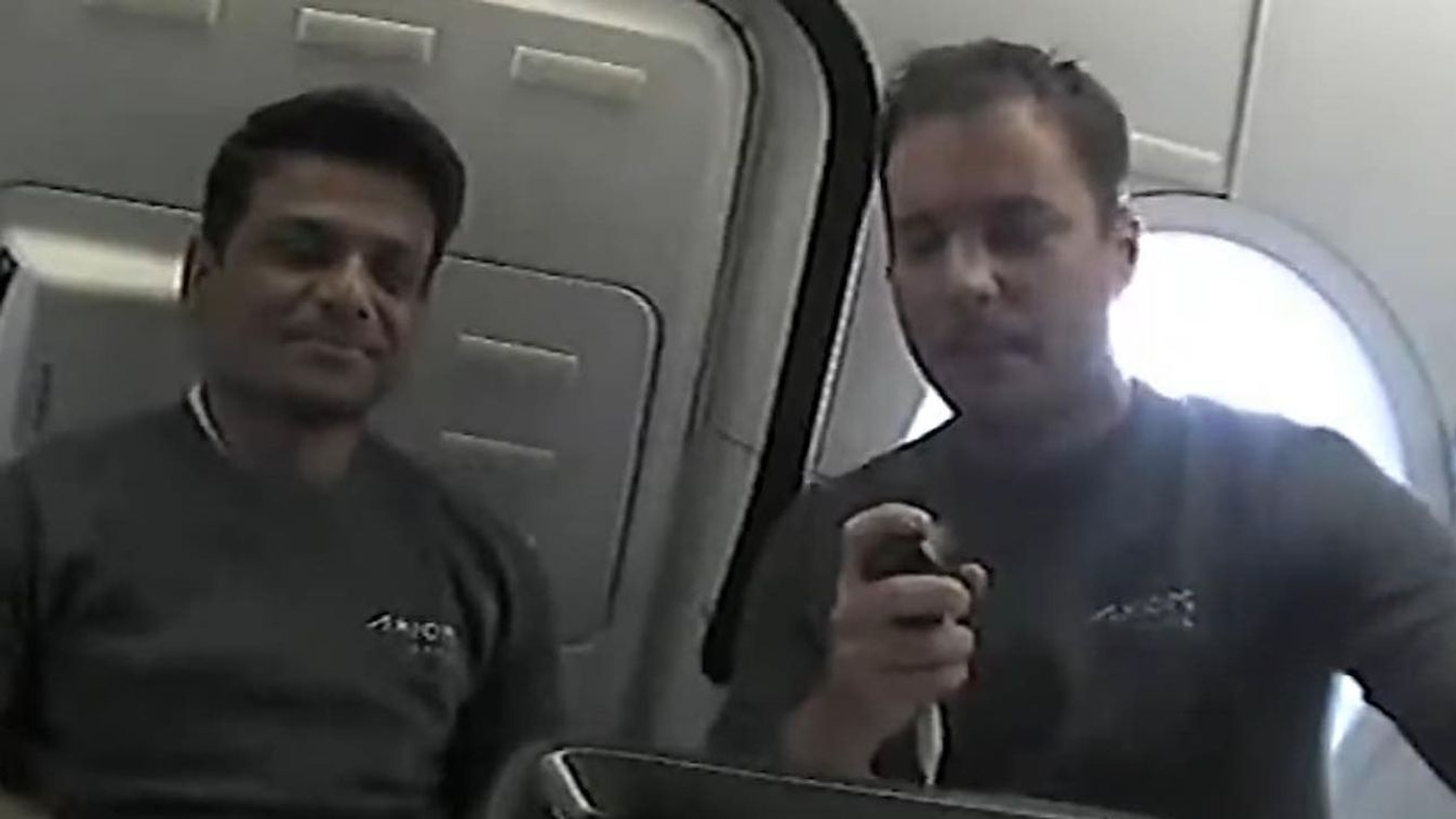 Először jelentkezett az űrből Kapu Tibor +videó