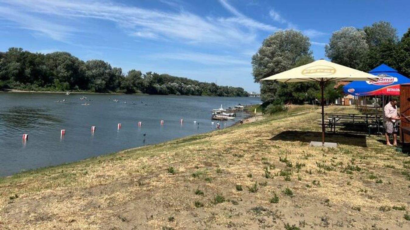 Megnyílt Szeged újabb szabadstrandja: már a Sárgán is csobbanhatunk + galéria + videó