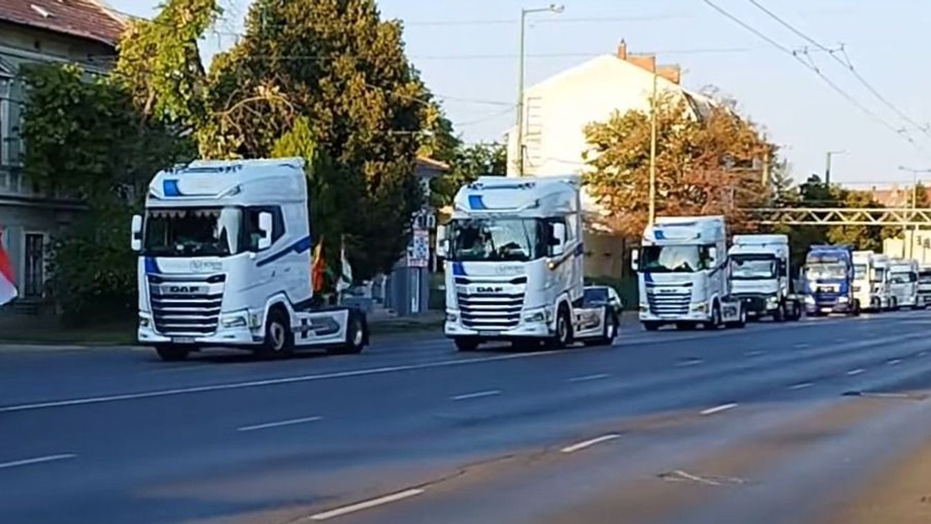 Kamionok árasztják el Szegedet, mutatjuk, hol láthatja őket +videó