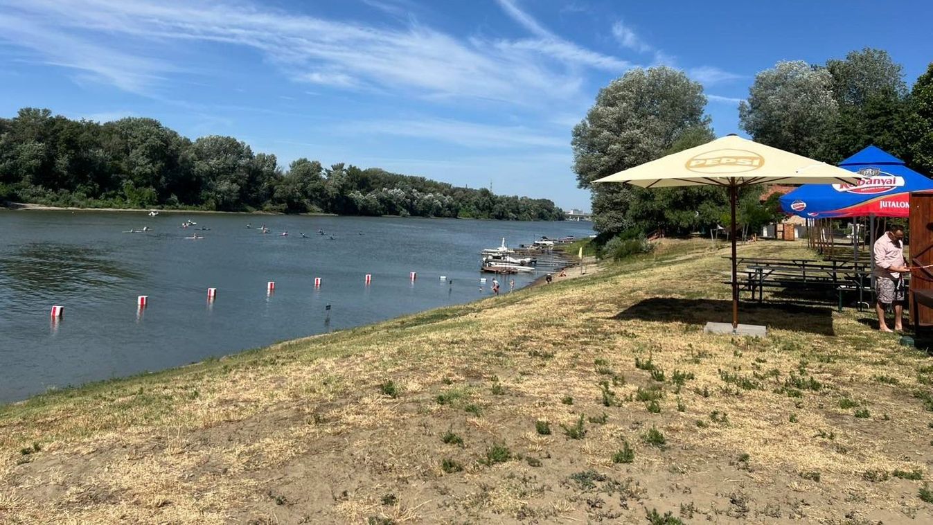 Megnyílt Szeged újabb szabadstrandja: már a Sárgán is csobbanhatunk + galéria + videó
