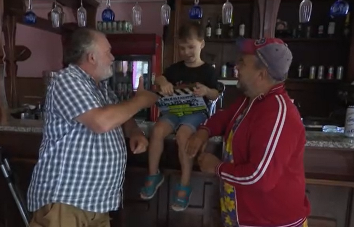 Hevér Gábor és Csuja Imre is a szívén viseli a szegedi kisfiú sorsát, mindketten anyagilag is hozzájárultak Kovács Geri gyógyulásához Fotó: RTL Klub