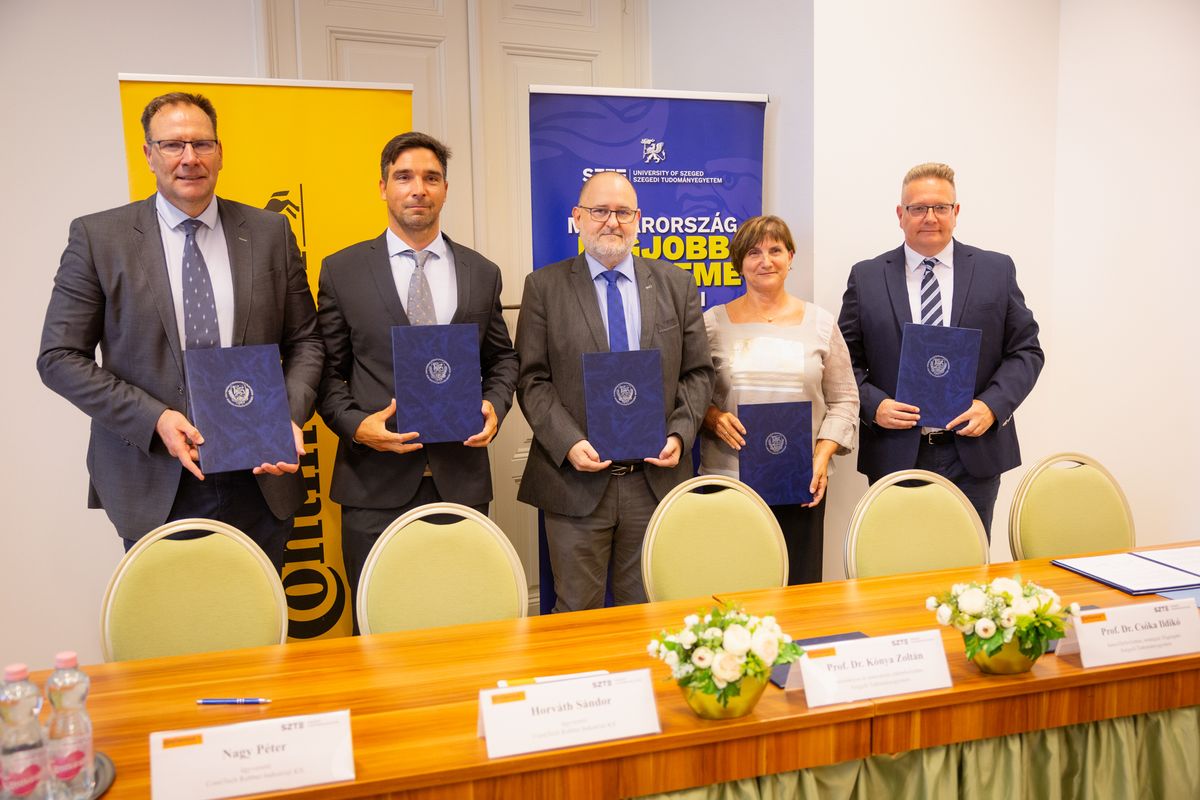 Innovációs és oktatási megállapodás az ContiTech és az SZTE közt