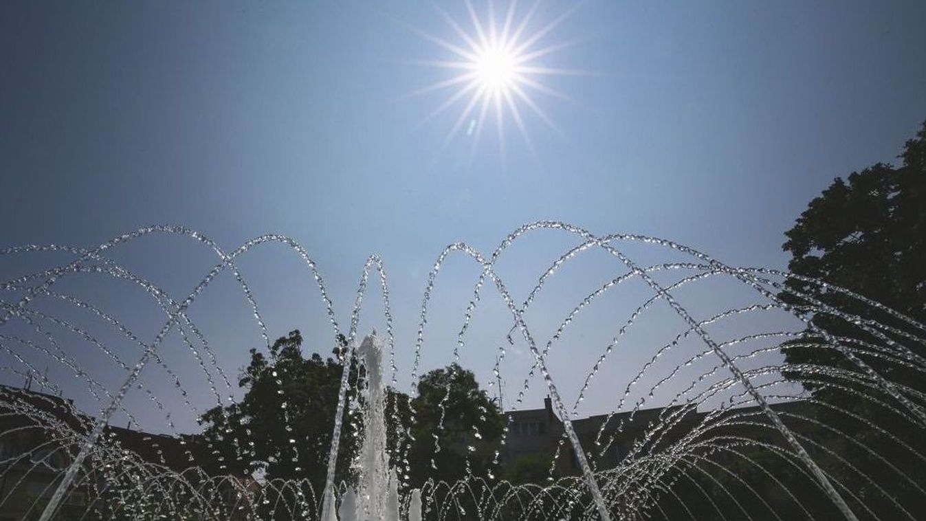 Rekkenő forróság és hőségriasztás uralja a csütörtököt Szegeden