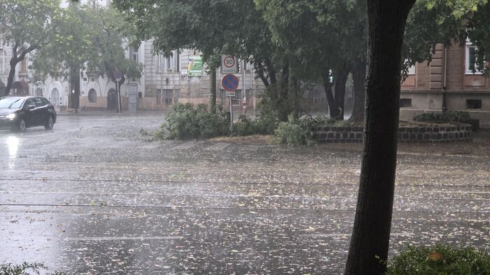 Hatalmas vihar tombol Szegeden