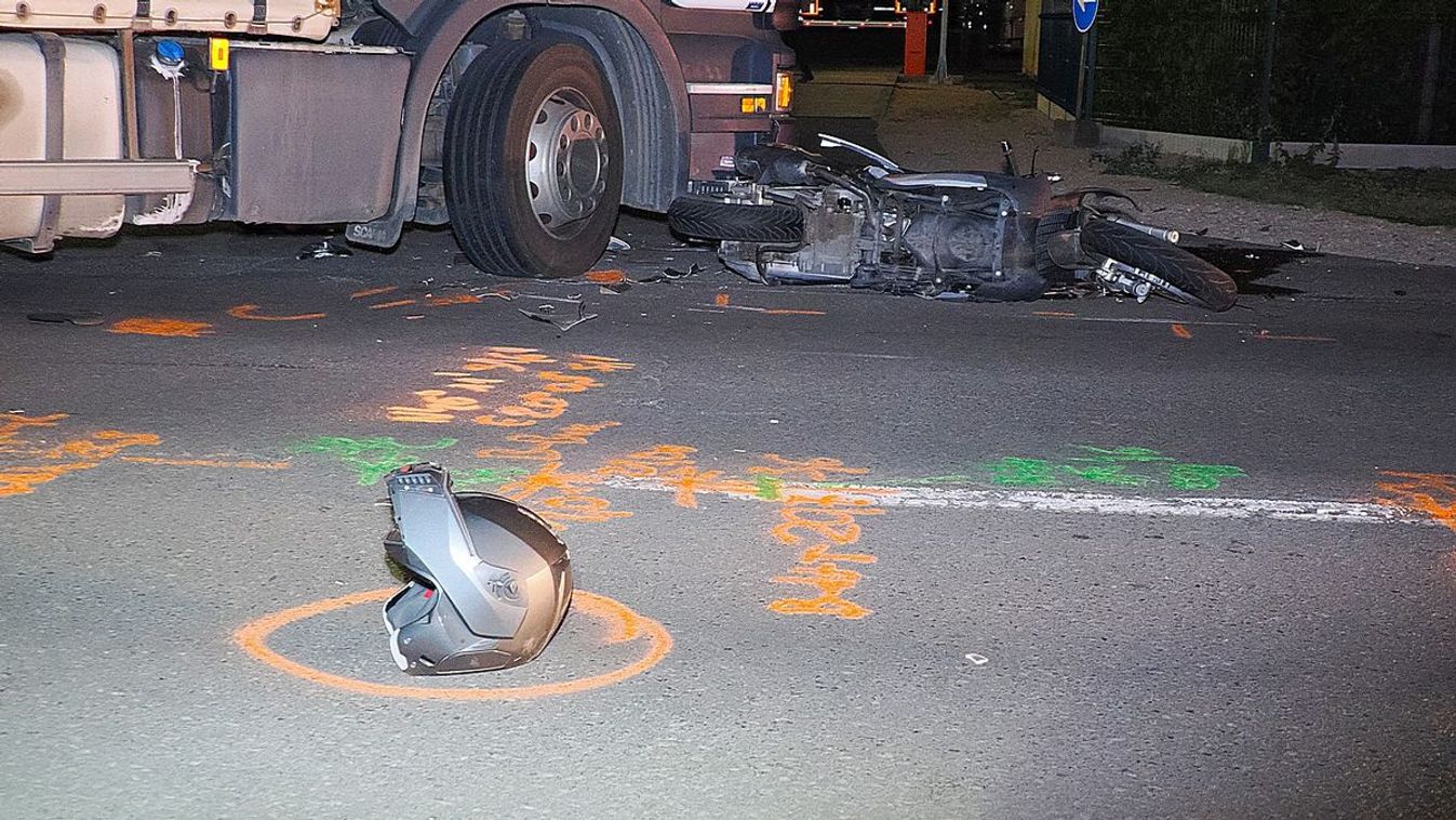 Halálos baleset Szeged közelében: egy motoros elhunyt