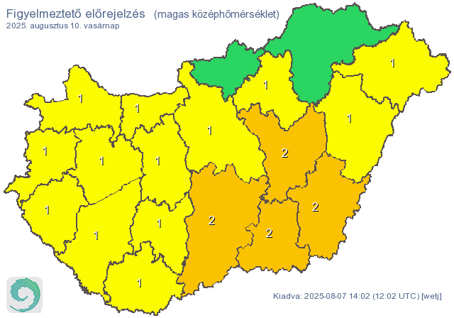 Vasárnap már hőségriadó elrendelése várható, hatalmas lesz a hőség Szegeden.