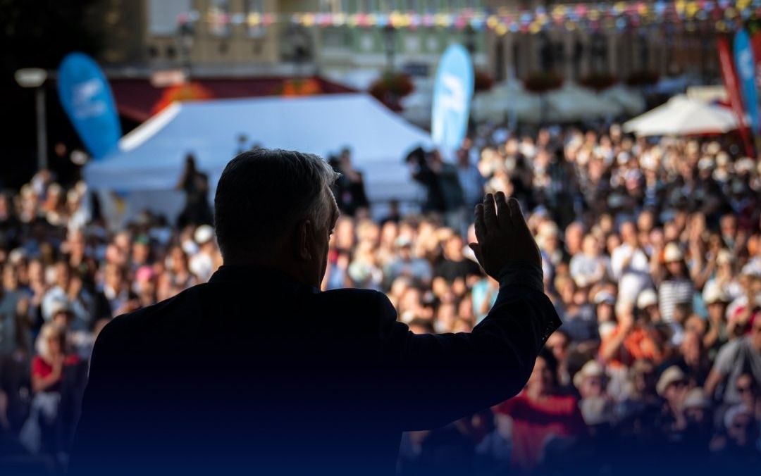 Orbán Viktor az MCC Feszten Fotó:Facebook