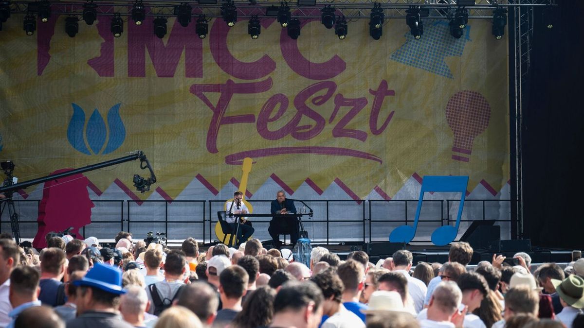 Orbán Viktor miniszterelnök egy órán keresztül beszélgetett az MCC Feszten.