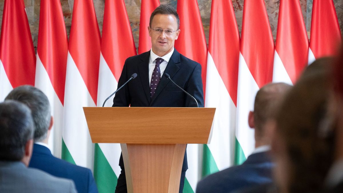Szijjártó Péter külgazdasági és külügyminiszter Fotó: Szigetváry Zsolt/MTI. 