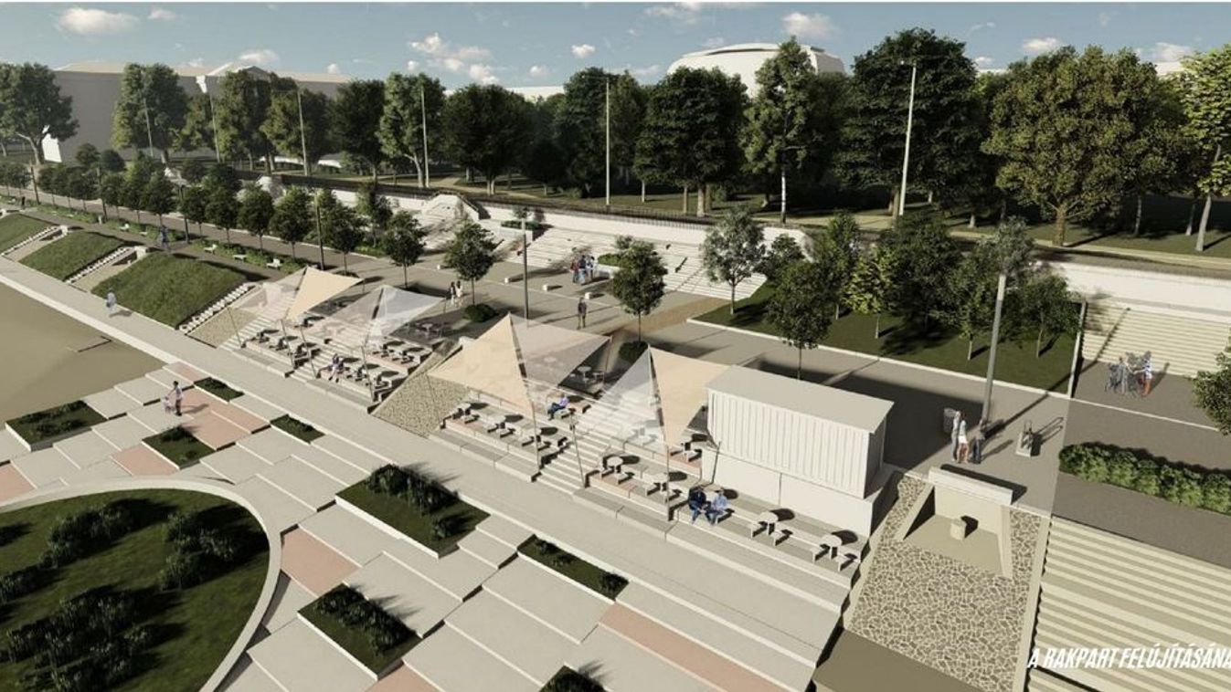 Beruházás több mint egymilliárdból: Így képzelik el a jövő rakpartját Szegeden