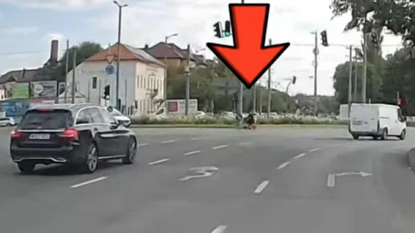 Sok mindent láttunk már a szegedi utakon, de ilyet talán még nem +videó
