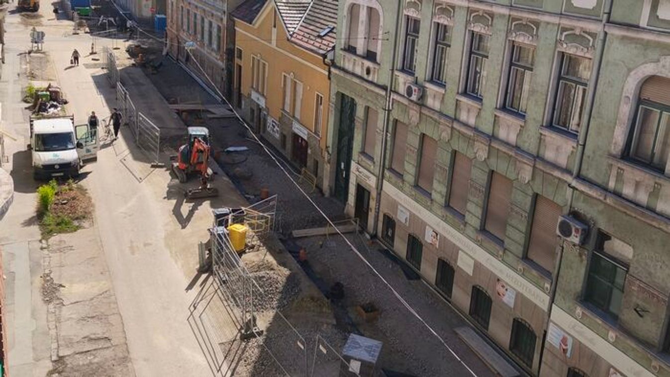 Új fázisba lép a Gogol utca felújítása, ismét változik a forgalmi rend +videó