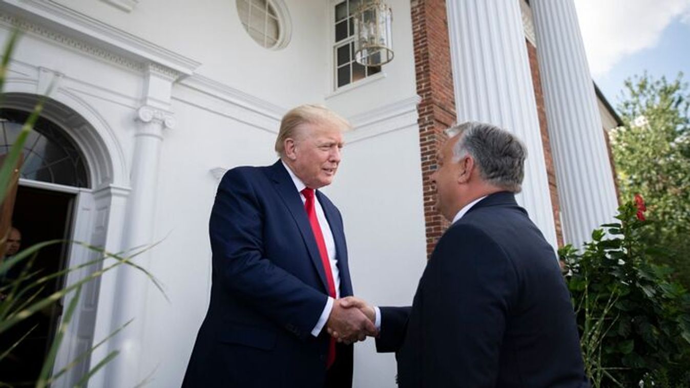 Donald Trump vacsora közben rohanta le Orbán Viktort +videó