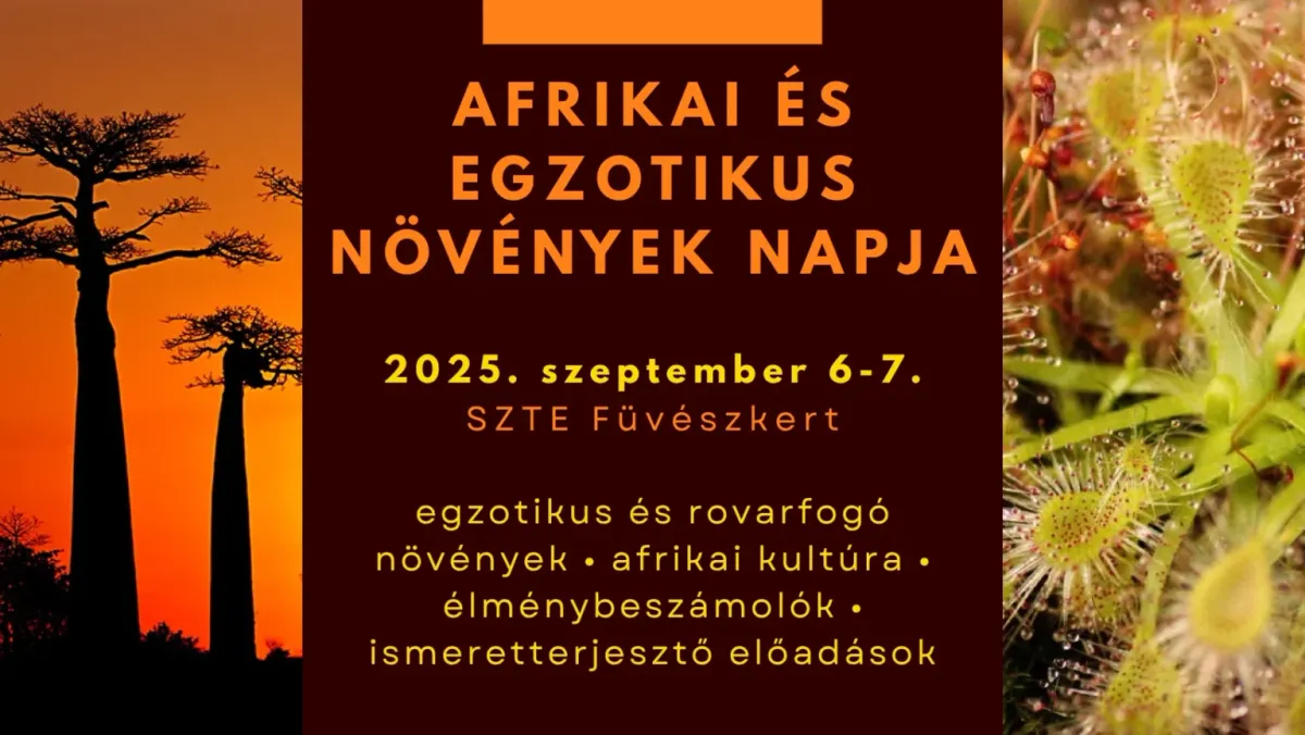 Fotó: Szegedi Tudományegyetem Füvészkert