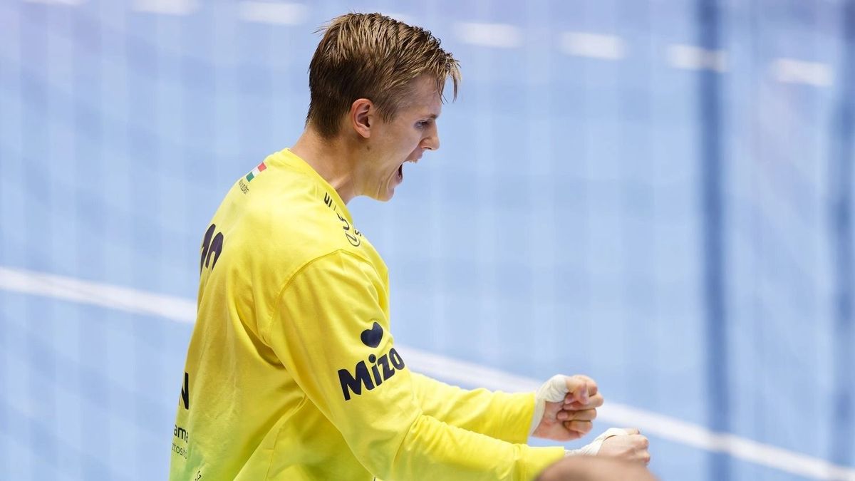 Tobias Thulin parádézott volt csapata ellen. (Fotó: Sólya Eliza)