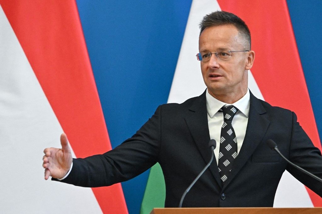 Szijjártó Péter magyar külgazdasági és külügyminiszter Fotó: AFP