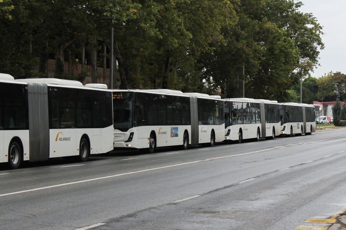 Forgalomba álltak a modernizált flottát erősítő, fiatal buszok. Fotó: Kovács Tamás/Facebook