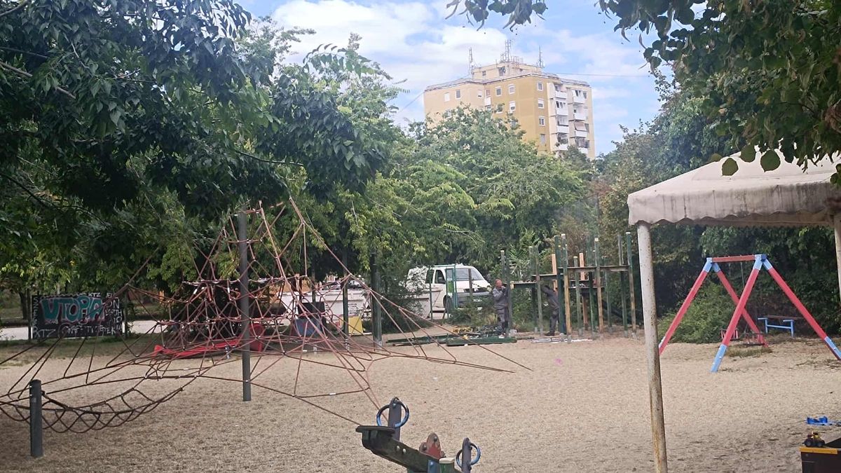 Újabb játszóteret csonkítottak meg Szegeden