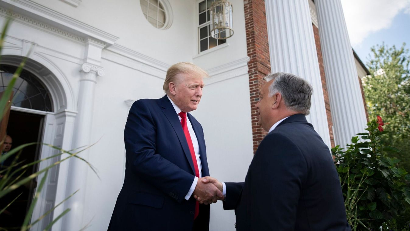 Donald Trump vacsora közben rohanta le Orbán Viktort +videó