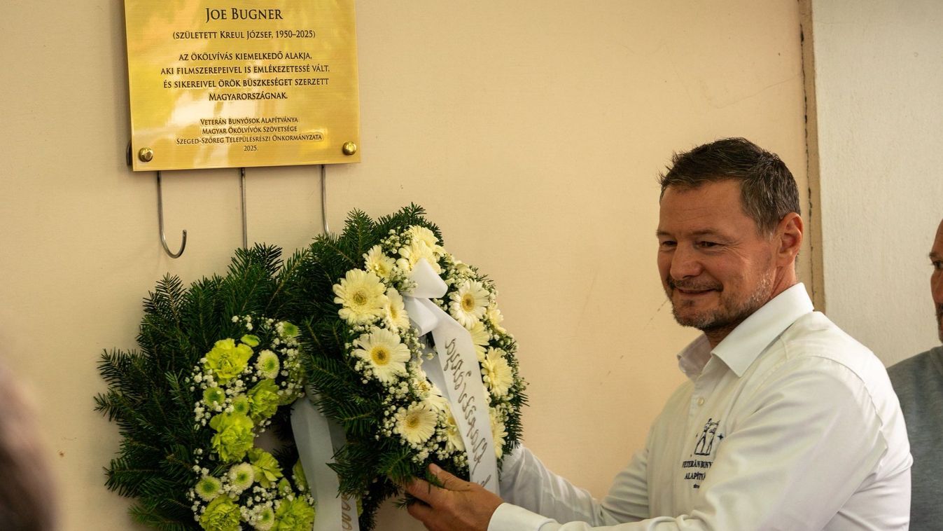 Méltó emléket állítottak a legendás szőregi bokszolónak, filmcsillagnak +fotók
