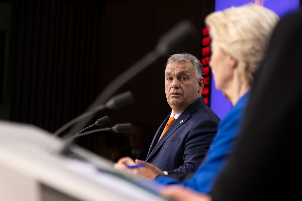 Orbán Viktor határozottan üzent Ursula von der Leyennek Fotó: AFP