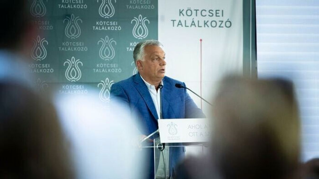 Orbán Viktor Kötcsén: Nemzeti konzultáció indítul a kiszivárgott adótervekről +videó
