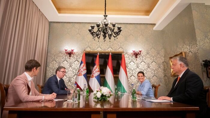 Magas rangú elismerésben részesült a magyar és a szerb vezető