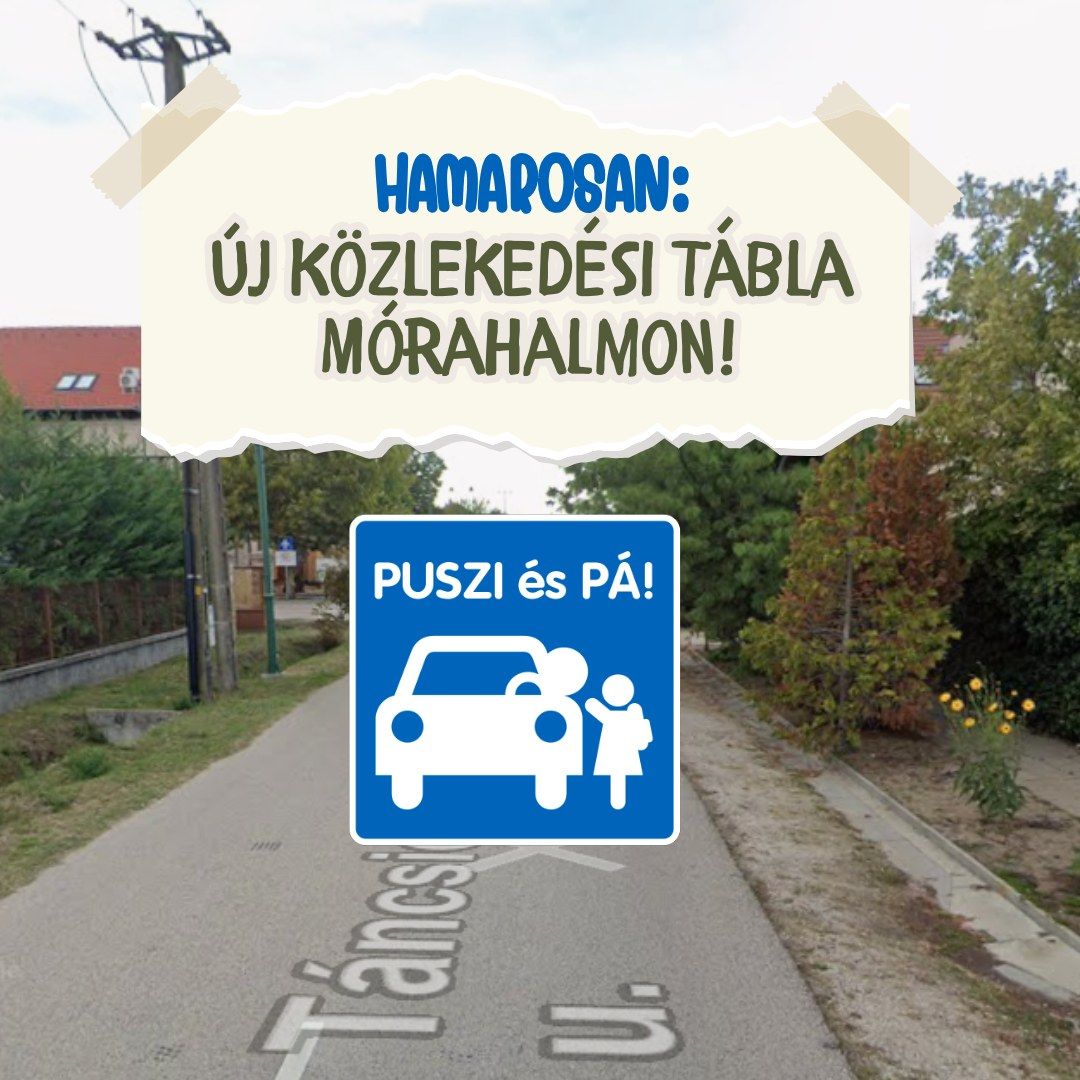 A „Puszi & Pá!” zóna alapjaiban változtatja meg a vármegyei kisváros közlekedését az intézmények környékén. Fotó: Facebook