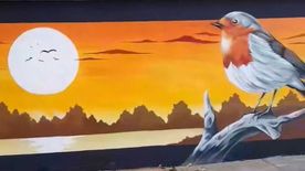 Szeged színes arca: újabb falfestmény díszíti a várost +videó