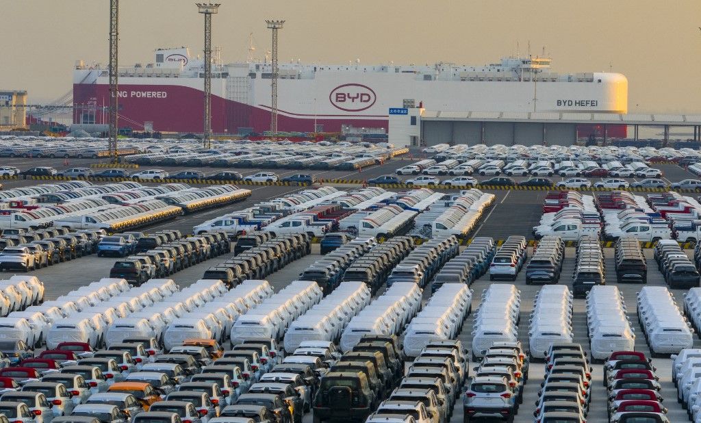 Immár teljes a BYD flottája. (Fotó: NurPhoto via AFP)